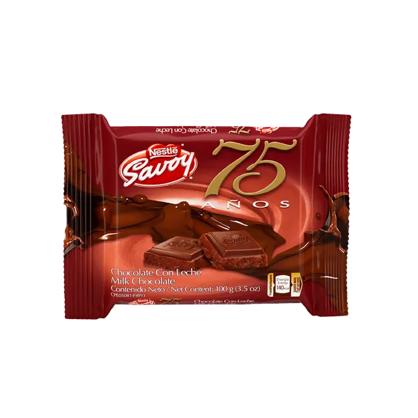 Chocolate con Leche Savoy 75 Aniversario